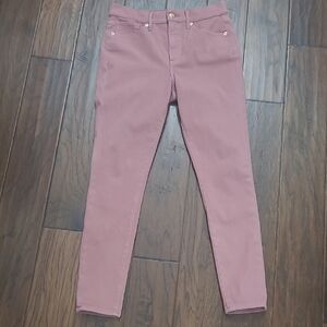 Express Mauve High-Rise Skinny Jeans size 6R